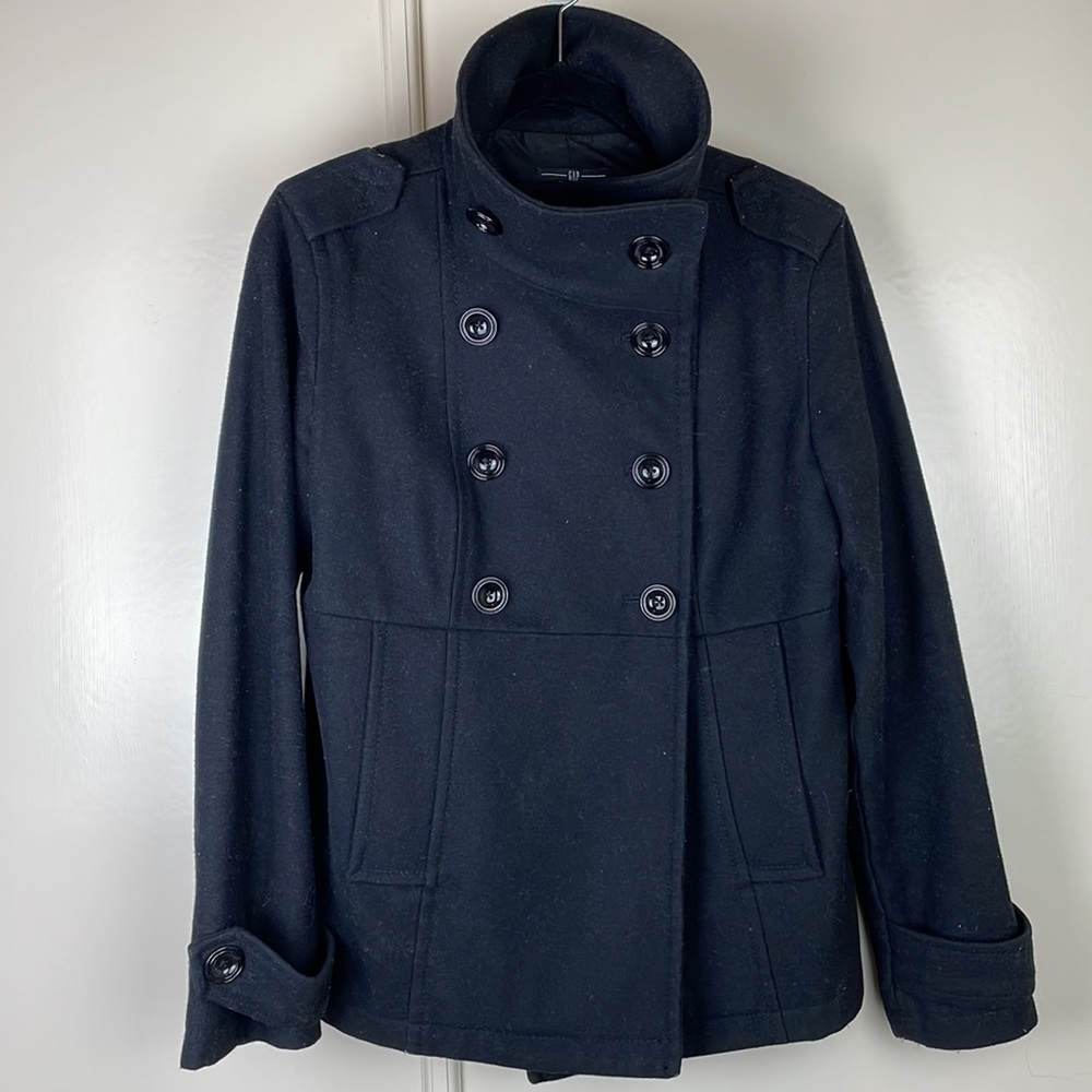GAP Military Wool Blend Coat